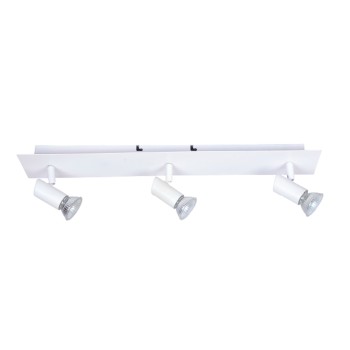 InLight Επιτοίχιο σποτ από μέταλλο σε λευκή απόχρωση 3XGU10 D:32cm (9078-3Φ-Λευκό) InLight Επιτοίχιο σποτ από μέταλλο σε λευκή απόχρωση 3XGU10 D:32cm (9078-3Φ-Λευκό)