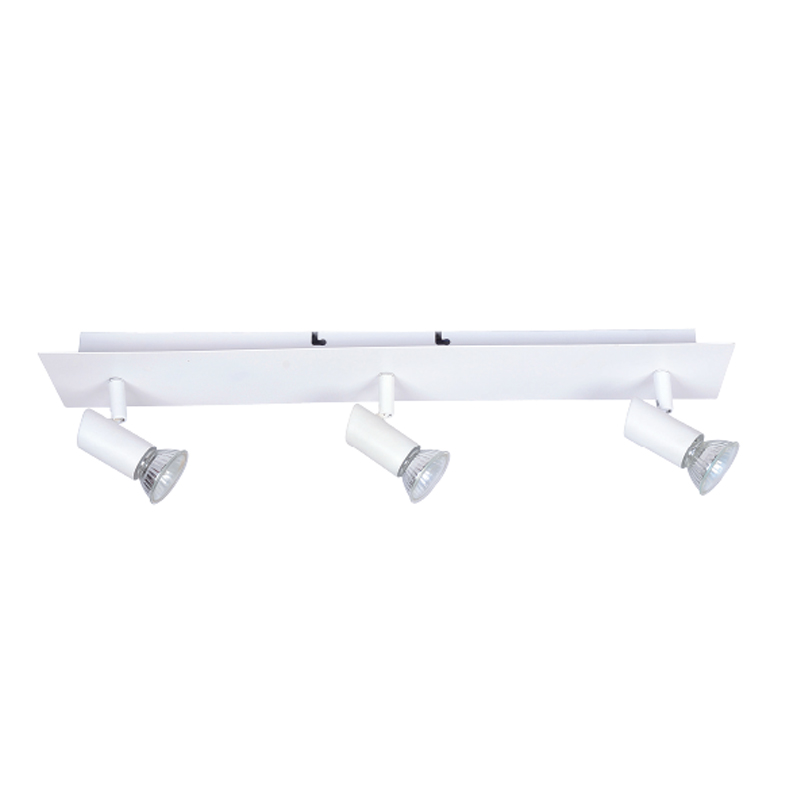 InLight Επιτοίχιο σποτ από μέταλλο σε λευκή απόχρωση 3XGU10 D:32cm (9078-3Φ-Λευκό) InLight Επιτοίχιο σποτ από μέταλλο σε λευκή απόχρωση 3XGU10 D:32cm (9078-3Φ-Λευκό)