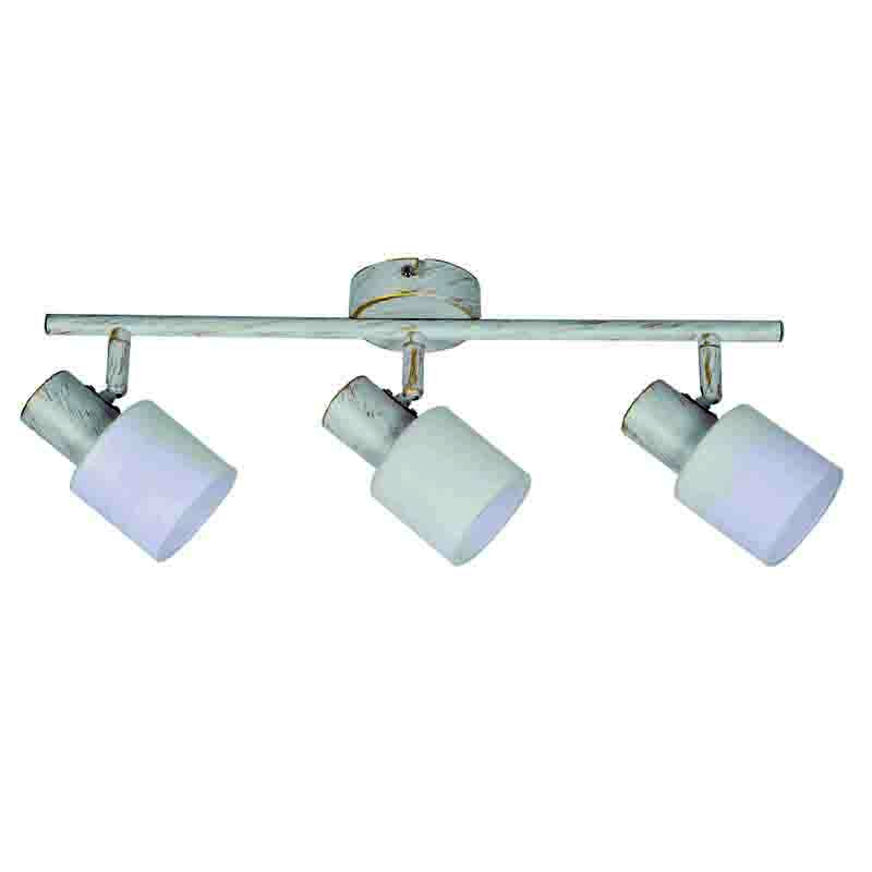 InLight Επιτοίχιο σποτ από μέταλλο σε απόχρωση λευκής πατίνας 3XE14 D:45cm (9079-3Φ-Λευκή Πατίνα) InLight Επιτοίχιο σποτ από μέταλλο σε απόχρωση λευκής πατίνας 3XE14 D:45cm (9079-3Φ-Λευκή Πατίνα)