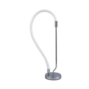 InLight Επιτραπέζιο φωτιστικό LED 18W 3000K από χρώμιο μέταλλο και σωλήνα σιλικόνης D:60cm (3011-CH) InLight Επιτραπέζιο φωτιστικό LED 18W 3000K από χρώμιο μέταλλο και σωλήνα σιλικόνης D:60cm (3011-CH)