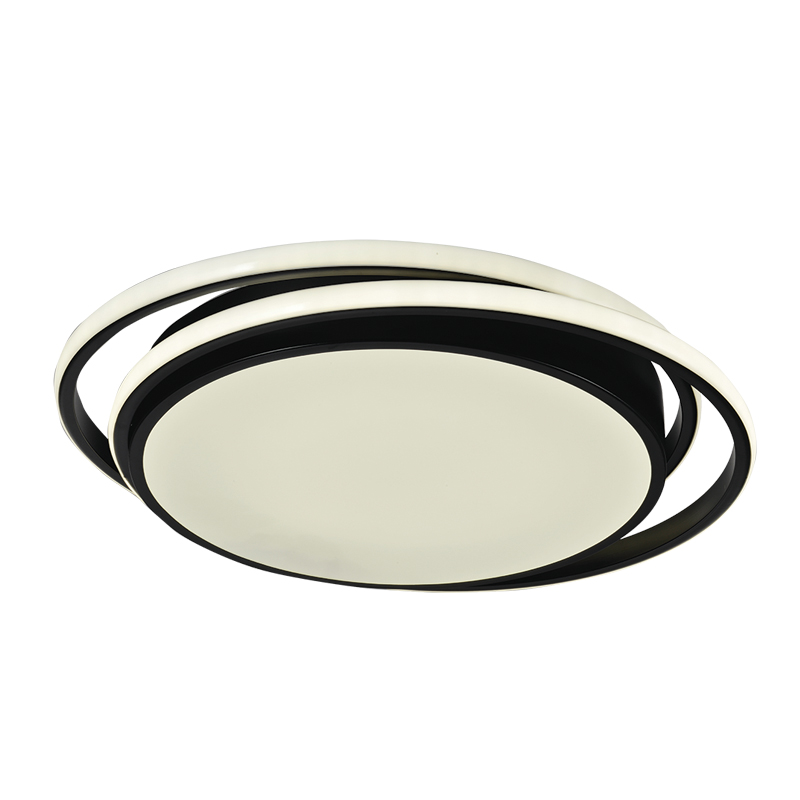 InLight Πλαφονιέρα οροφής LED 60W 3CCT από αλουμίνιο σε μαύρη απόχρωση D:43cm (42172-Μαύρο) InLight Πλαφονιέρα οροφής LED 60W 3CCT από αλουμίνιο σε μαύρη απόχρωση D:43cm (42172-Μαύρο)