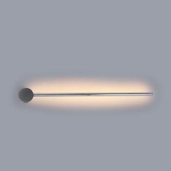 InLight Επιτοίχιο φωτιστικό LED 7W 3000K από χρώμιο μέταλλο D:60cm (43015-CH) InLight Επιτοίχιο φωτιστικό LED 7W 3000K από χρώμιο μέταλλο D:60cm (43015-CH)