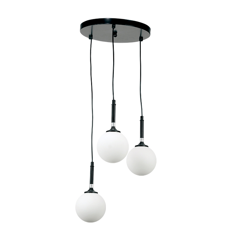 InLight Κρεμαστό φωτιστικό από μαύρο μέταλλο και λευκή οπαλίνα 3XG9 D:30cm (4514-3 ΡΟΖΕΤΑ) InLight Κρεμαστό φωτιστικό από μαύρο μέταλλο και λευκή οπαλίνα 3XG9 D:30cm (4514-3 ΡΟΖΕΤΑ)