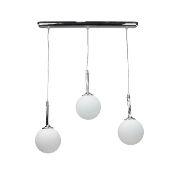 InLight Κρεμαστό φωτιστικό από χρώμιο μέταλλο και λευκή οπαλίνα 3XG9 D:60cm (4515-3 ΡΑΓΑ) InLight Κρεμαστό φωτιστικό από χρώμιο μέταλλο και λευκή οπαλίνα 3XG9 D:60cm (4515-3 ΡΑΓΑ)