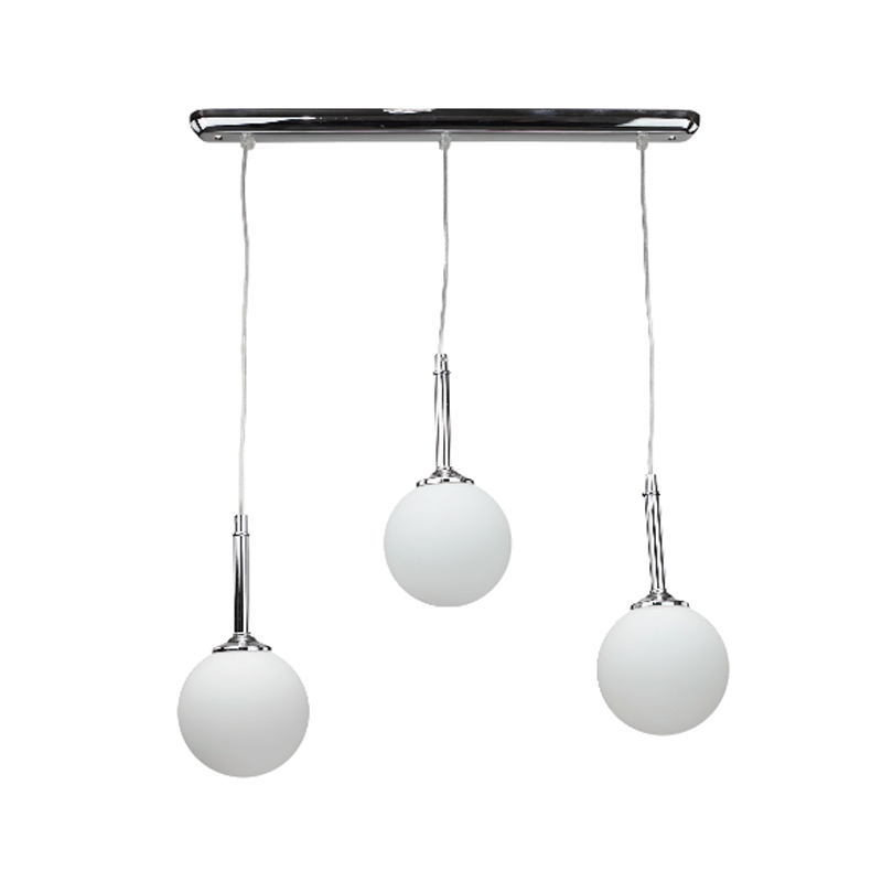 InLight Κρεμαστό φωτιστικό από χρώμιο μέταλλο και λευκή οπαλίνα 3XG9 D:60cm (4515-3 ΡΑΓΑ) InLight Κρεμαστό φωτιστικό από χρώμιο μέταλλο και λευκή οπαλίνα 3XG9 D:60cm (4515-3 ΡΑΓΑ)