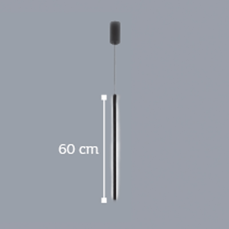 InLight Κρεμαστό φωτιστικό LED 7W 3000K από μαύρο μέταλλο και ακρυλικό D:60cm (6023-Black) InLight Κρεμαστό φωτιστικό LED 7W 3000K από μαύρο μέταλλο και ακρυλικό D:60cm (6023-Black)