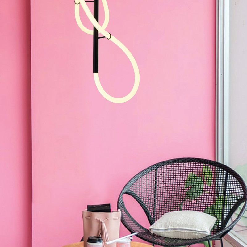 InLight Κρεμαστό φωτιστικό LED 25W 3000K από μαύρο μέταλλο και σωλήνα σιλικόνης D:65cm (6014) InLight Κρεμαστό φωτιστικό LED 25W 3000K από μαύρο μέταλλο και σωλήνα σιλικόνης D:65cm (6014)