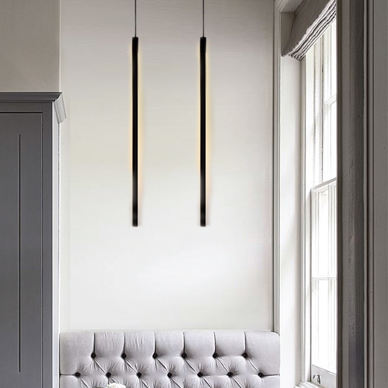 InLight Κρεμαστό φωτιστικό LED 7W 3000K από μαύρο μέταλλο και ακρυλικό D:60cm (6023-Black) InLight Κρεμαστό φωτιστικό LED 7W 3000K από μαύρο μέταλλο και ακρυλικό D:60cm (6023-Black)