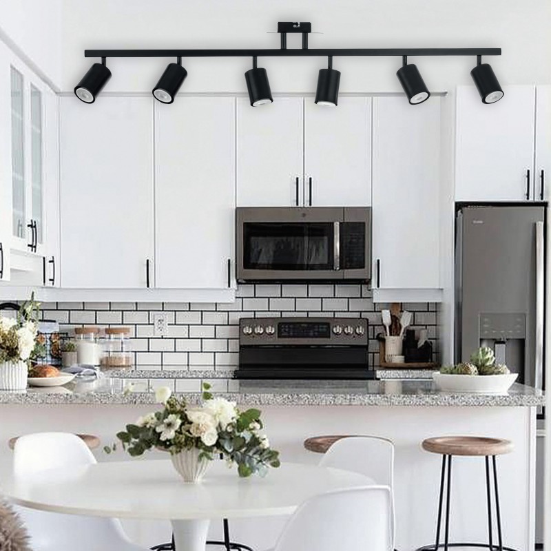 InLight Επιτοίχιο σποτ από μέταλλο σε λευκή απόχρωση 6XGU10 D:110cm (9086-6) InLight Επιτοίχιο σποτ από μέταλλο σε λευκή απόχρωση 6XGU10 D:110cm (9086-6)