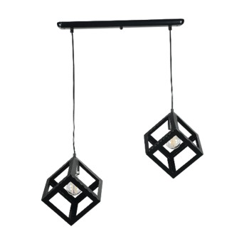 InLight Κρεμαστό φωτιστικό από μαύρο μέταλλο 2XE27 D:40cm (4400-2-BL-ΡΑΓΑ) InLight Κρεμαστό φωτιστικό από μαύρο μέταλλο 2XE27 D:40cm (4400-2-BL-ΡΑΓΑ)