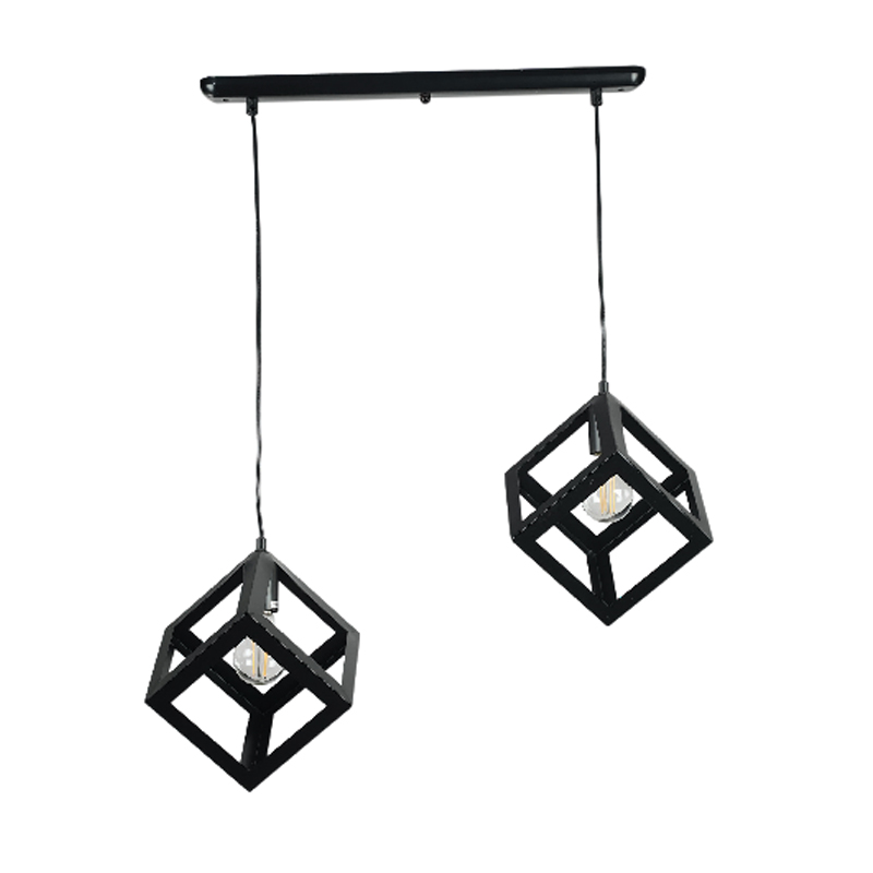 InLight Κρεμαστό φωτιστικό από μαύρο μέταλλο 2XE27 D:40cm (4400-2-BL-ΡΑΓΑ) InLight Κρεμαστό φωτιστικό από μαύρο μέταλλο 2XE27 D:40cm (4400-2-BL-ΡΑΓΑ)