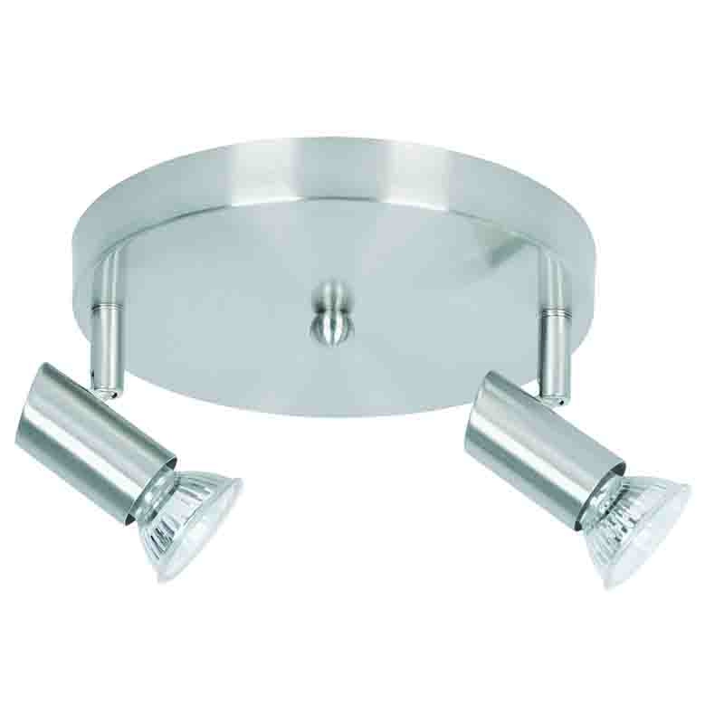 InLight Επιτοίχιο σποτ από μέταλλο σε νίκελ ματ απόχρωση 2XGU10 D:17cm (9075-2Φ-Νίκελ Ματ) InLight Επιτοίχιο σποτ από μέταλλο σε νίκελ ματ απόχρωση 2XGU10 D:17cm (9075-2Φ-Νίκελ Ματ)