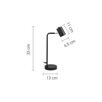 InLight Επιτραπέζιο φωτιστικό σε λευκό χρώμα 1XGU10 D:33cm (3015-WH) InLight Επιτραπέζιο φωτιστικό σε λευκό χρώμα 1XGU10 D:33cm (3015-WH)