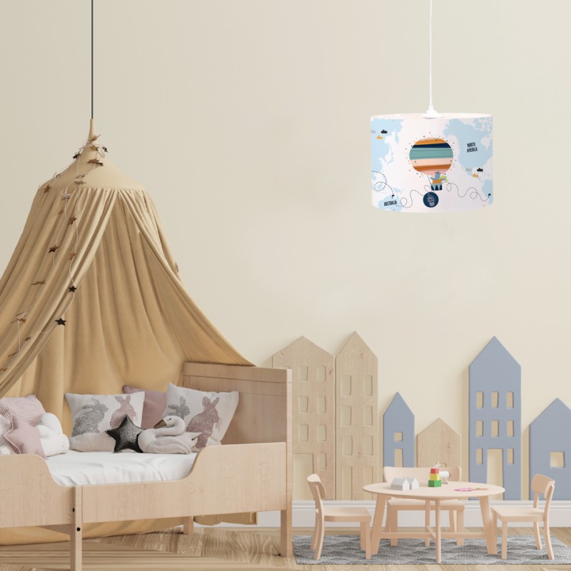 InLight Επιτραπέζιο φωτιστικό από λευκό μέταλλο και καπέλο D:30cm (3024) InLight Επιτραπέζιο φωτιστικό από λευκό μέταλλο και καπέλο D:30cm (3024)