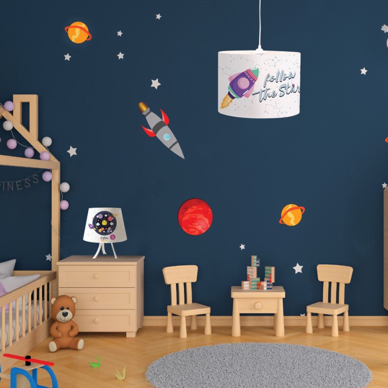 InLight Επιτραπέζιο φωτιστικό από λευκό μέταλλο και καπέλο D:30cm (3028) InLight Επιτραπέζιο φωτιστικό από λευκό μέταλλο και καπέλο D:30cm (3028)