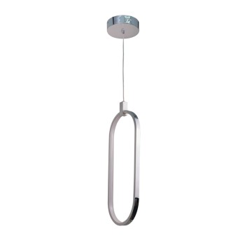 InLight Κρεμαστό φωτιστικό LED 14W 3000K σε χρώμιο απόχρωση D:17cm (6059-CH) InLight Κρεμαστό φωτιστικό LED 14W 3000K σε χρώμιο απόχρωση D:17cm (6059-CH)