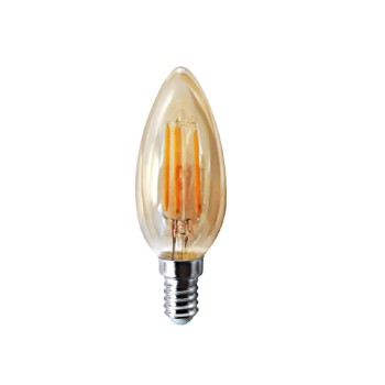 InLight Ε14 LED Filament C35 5watt με μελί κάλυμμα (7.14.05.40.1) InLight Ε14 LED Filament C35 5watt με μελί κάλυμμα (7.14.05.40.1)