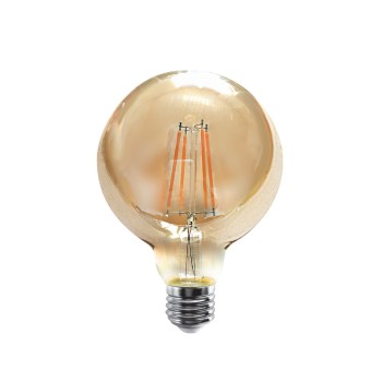 InLight E27 LED Filament G95 8watt με μελί κάλυμμα (7.27.08.42.1) InLight E27 LED Filament G95 8watt με μελί κάλυμμα (7.27.08.42.1)