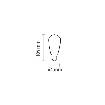 InLight E27 LED Filament ST64 10watt (7.27.10.26.2) InLight E27 LED Filament ST64 10watt (7.27.10.26.2)