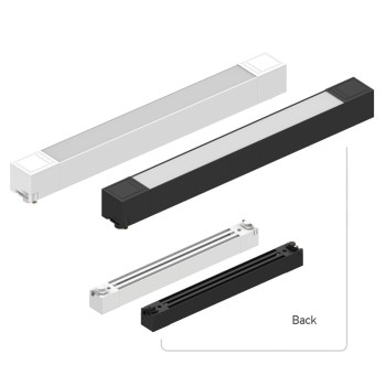 InLight Γραμμικό φωτιστικό LED 20W 3000K για μονοφασική ράγα σε λευκή απόχρωση D:30cmX3,3cm (T02601-WH) InLight Γραμμικό φωτιστικό LED 20W 3000K για μονοφασική ράγα σε λευκή απόχρωση D:30cmX3,3cm (T02601-WH)