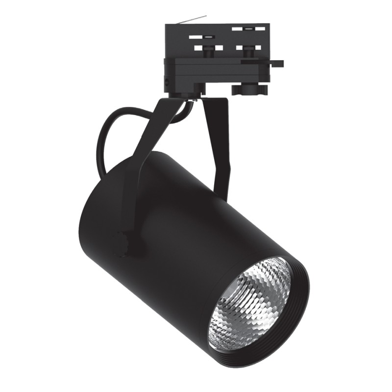 InLight Σποτ τριφασικής ράγας LED 30W 3000K σε μαύρη απόχρωση D:10cmX28cm (T00901-BL) InLight Σποτ τριφασικής ράγας LED 30W 3000K σε μαύρη απόχρωση D:10cmX28cm (T00901-BL)
