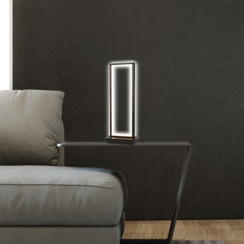 InLight Επιτραπέζιο φωτιστικό LED 16W 3000K από αλουμίνιο σε μαύρη απόχρωση D:40cm (3020) InLight Επιτραπέζιο φωτιστικό LED 16W 3000K από αλουμίνιο σε μαύρη απόχρωση D:40cm (3020)