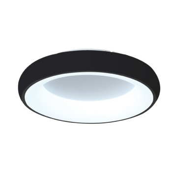 InLight Πλαφονιέρα οροφής LED 24W 3CCT (by tuya) από μαύρο και λευκό ακρυλικό D:40cm (42020-B-Black) InLight Πλαφονιέρα οροφής LED 24W 3CCT (by tuya) από μαύρο και λευκό ακρυλικό D:40cm (42020-B-Black)