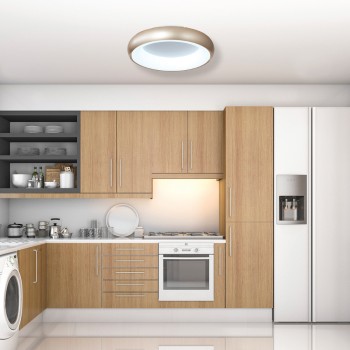 InLight Πλαφονιέρα οροφής LED 36W 3CCT από λευκό ακρυλικό D:60cm (42020-A-White) InLight Πλαφονιέρα οροφής LED 36W 3CCT από λευκό ακρυλικό D:60cm (42020-A-White)