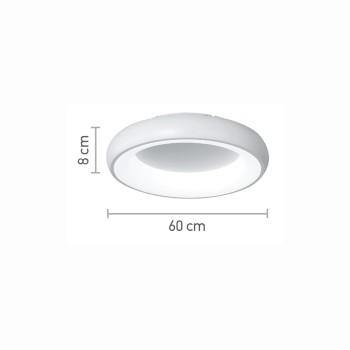 InLight Πλαφονιέρα οροφής LED 36W 3CCT από χρυσαφί και λευκό ακρυλικό D:60cm (42021-A-Golden) InLight Πλαφονιέρα οροφής LED 36W 3CCT από χρυσαφί και λευκό ακρυλικό D:60cm (42021-A-Golden)