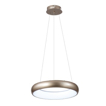 InLight Κρεμαστό φωτιστικό LED 24W 3CCT από χρυσαφί και λευκό ακρυλικό D:40cm (42024-B-Golden) InLight Κρεμαστό φωτιστικό LED 24W 3CCT από χρυσαφί και λευκό ακρυλικό D:40cm (42024-B-Golden)
