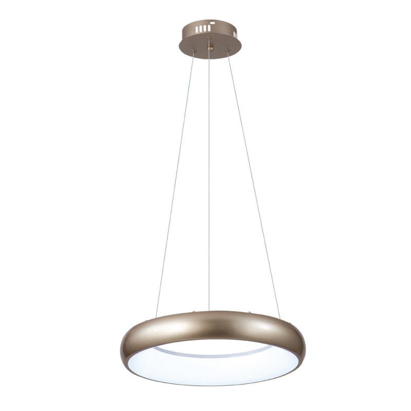 InLight Κρεμαστό φωτιστικό LED 24W 3CCT από χρυσαφί και λευκό ακρυλικό D:40cm (42024-B-Golden) InLight Κρεμαστό φωτιστικό LED 24W 3CCT από χρυσαφί και λευκό ακρυλικό D:40cm (42024-B-Golden)