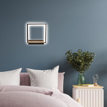 InLight Επιτοίχιο φωτιστικό LED 18W 3000K από αλουμίνιο σε μαύρη απόχρωση D:25cm (43034) InLight Επιτοίχιο φωτιστικό LED 18W 3000K από αλουμίνιο σε μαύρη απόχρωση D:25cm (43034)