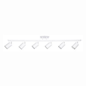 InLight Επιτοίχιο σποτ από μέταλλο σε λευκή απόχρωση 6XGU10 D:110cm (9086-6) InLight Επιτοίχιο σποτ από μέταλλο σε λευκή απόχρωση 6XGU10 D:110cm (9086-6)