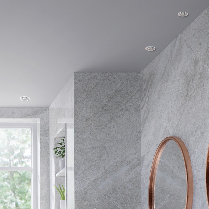 InLight Χωνευτό σποτ από λευκό μέταλλο 1XGU10 D:8cm (Χ0010-WH) InLight Χωνευτό σποτ από λευκό μέταλλο 1XGU10 D:8cm (Χ0010-WH)