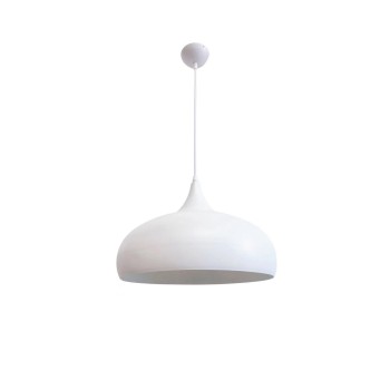 InLight Κρεμαστό φωτιστικό από λευκό μέταλλο 1XE27 D:36cm (4052-WH) InLight Κρεμαστό φωτιστικό από λευκό μέταλλο 1XE27 D:36cm (4052-WH)