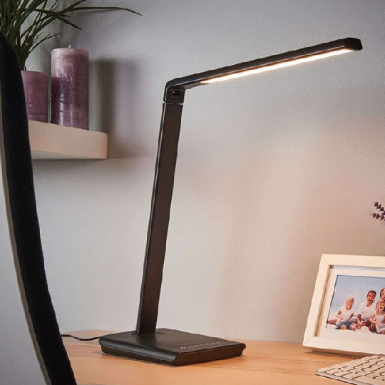 InLight Επιτραπέζιο φωτιστικό LED 7W 3CCT (by touch) σε μαύρο χρώμα D:39cm (3045-BL) InLight Επιτραπέζιο φωτιστικό LED 7W 3CCT (by touch) σε μαύρο χρώμα D:39cm (3045-BL)