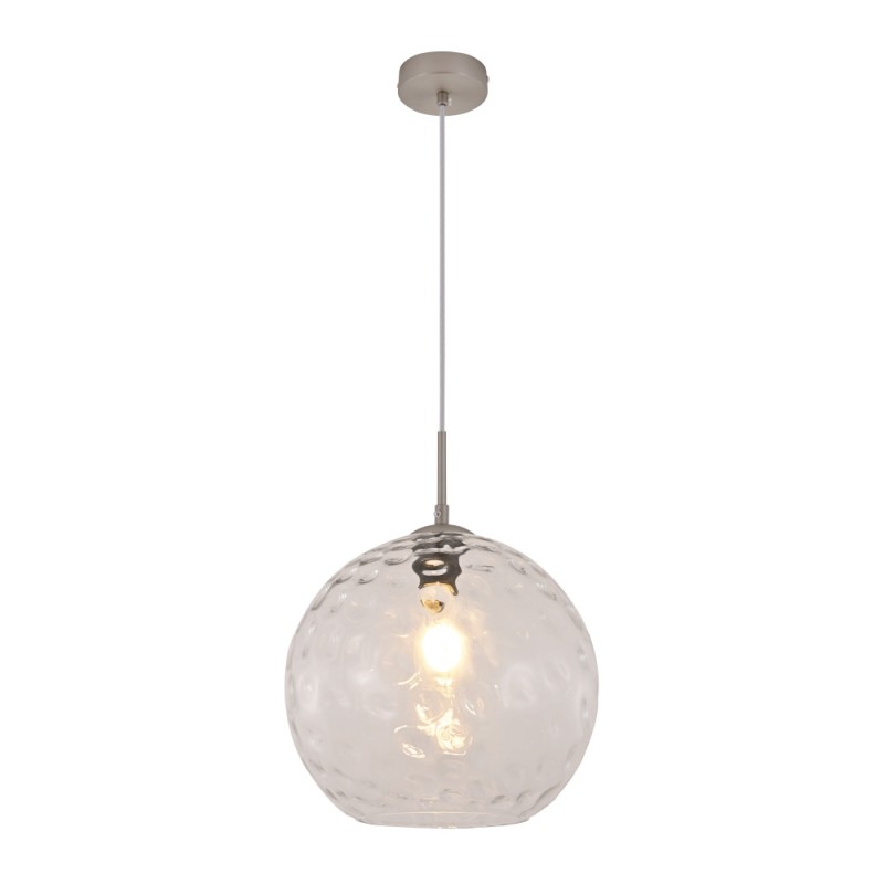 InLight Κρεμαστό φωτιστικό από διάφανο γυαλί 1XE27 D:30cm (4039-A-Transparent) InLight Κρεμαστό φωτιστικό από διάφανο γυαλί 1XE27 D:30cm (4039-A-Transparent)