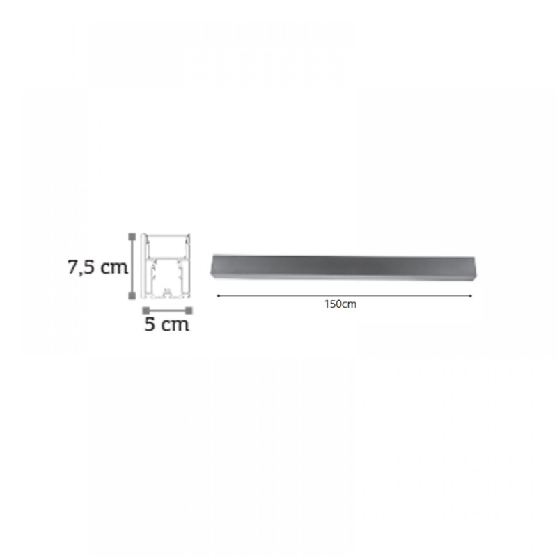 InLight Κρεμαστό φωτιστικό LED 50W 3CCT (By Switch) από αλουμίνιο σε μαύρη απόχρωση D:150cm (6072-150-BL) InLight Κρεμαστό φωτιστικό LED 50W 3CCT (By Switch) από αλουμίνιο σε μαύρη απόχρωση D:150cm (6072-150-BL)