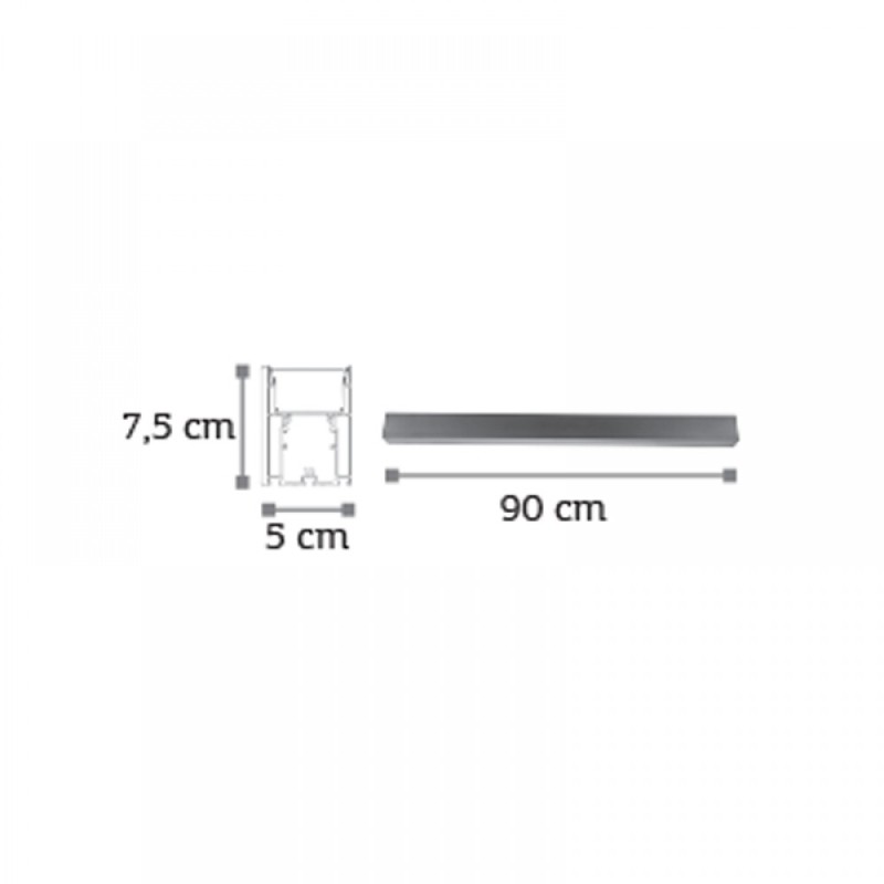 InLight Κρεμαστό φωτιστικό LED 30W 3CCT (By Switch) από αλουμίνιο σε μαύρη απόχρωση D:90cm (6072-90-BL) InLight Κρεμαστό φωτιστικό LED 30W 3CCT (By Switch) από αλουμίνιο σε μαύρη απόχρωση D:90cm (6072-90-BL)