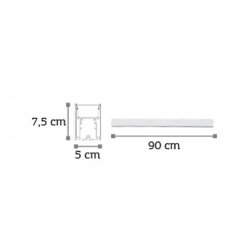 InLight Κρεμαστό φωτιστικό LED 30W 3CCT (By Switch) από αλουμίνιο σε λευκή απόχρωση D:90cm (6072-90-WH) InLight Κρεμαστό φωτιστικό LED 30W 3CCT (By Switch) από αλουμίνιο σε λευκή απόχρωση D:90cm (6072-90-WH)