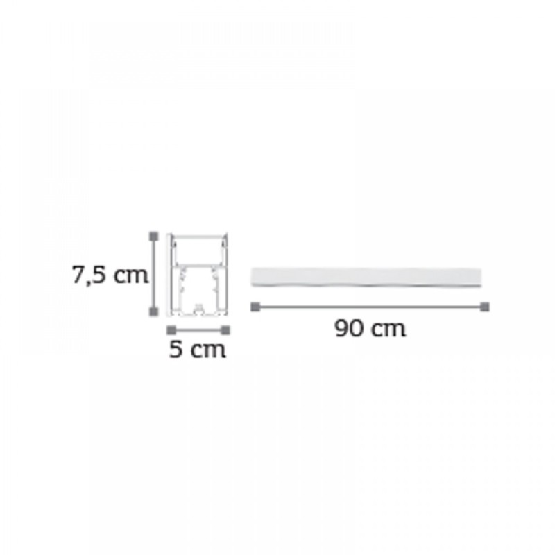 InLight Κρεμαστό φωτιστικό LED 30W 3CCT (By Switch) από αλουμίνιο σε λευκή απόχρωση D:90cm (6072-90-WH) InLight Κρεμαστό φωτιστικό LED 30W 3CCT (By Switch) από αλουμίνιο σε λευκή απόχρωση D:90cm (6072-90-WH)