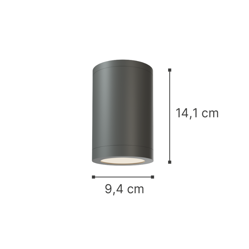 it-Lighting Reindeer 1xGU10 Outdoor Ceiling Down Light Anthracite D:14.1cmx9,4cm (80300544) it-Lighting Reindeer 1xGU10 Outdoor Ceiling Down Light Anthracite D:14.1cmx9,4cm (80300544)