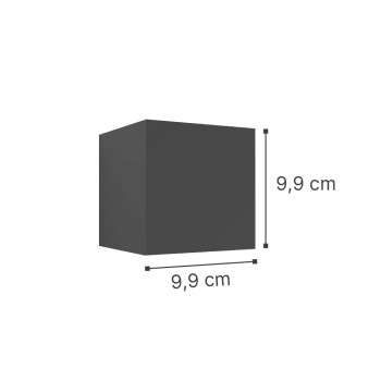 it-Lighting Emerald LED 10W 3000K Outdoor Wall Lamp Anthracite D:9,9cmx9,9cm (80203141) it-Lighting Emerald LED 10W 3000K Outdoor Wall Lamp Anthracite D:9,9cmx9,9cm (80203141)