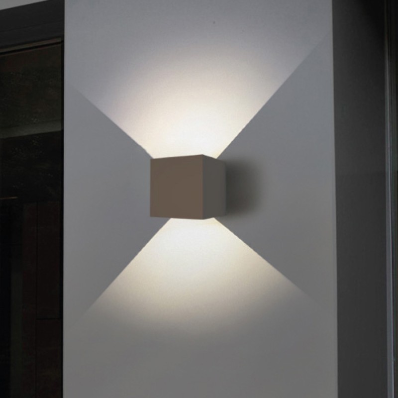 it-Lighting Emerald LED 10W 3000K Outdoor Wall Lamp Grey D:9,9cmx9,9cm (80203131) it-Lighting Emerald LED 10W 3000K Outdoor Wall Lamp Grey D:9,9cmx9,9cm (80203131)