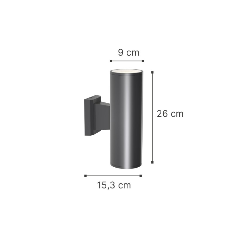 it-Lighting Winnipeg 2xΕ27 Outdoor Up-Down Wall Lamp White D:15.3cmx26cm (80203424) it-Lighting Winnipeg 2xΕ27 Outdoor Up-Down Wall Lamp White D:15.3cmx26cm (80203424)