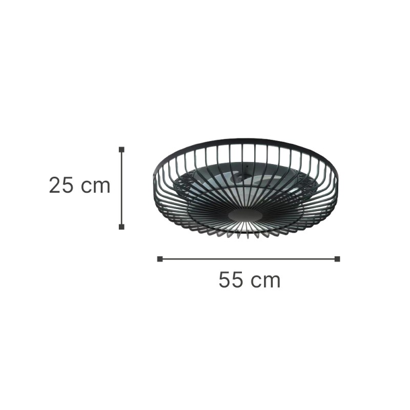 it-Lighting Waterton 36W 3CCT LED Fan Light in Black Color (101000620) it-Lighting Waterton 36W 3CCT LED Fan Light in Black Color (101000620)