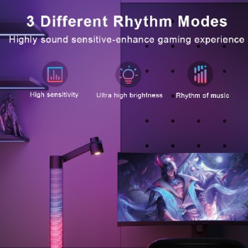 InLight Επιτραπέζιο φωτιστικό LED 10W RGB (by tuya) D:50cm (3046) InLight Επιτραπέζιο φωτιστικό LED 10W RGB (by tuya) D:50cm (3046)