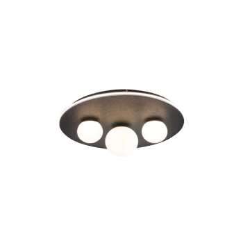 InLight Πλαφονίερα οροφής LED 30W 3000K και 3XG9 σε μαύρο χρώμα D:50cm (6089-BL) InLight Πλαφονίερα οροφής LED 30W 3000K και 3XG9 σε μαύρο χρώμα D:50cm (6089-BL)