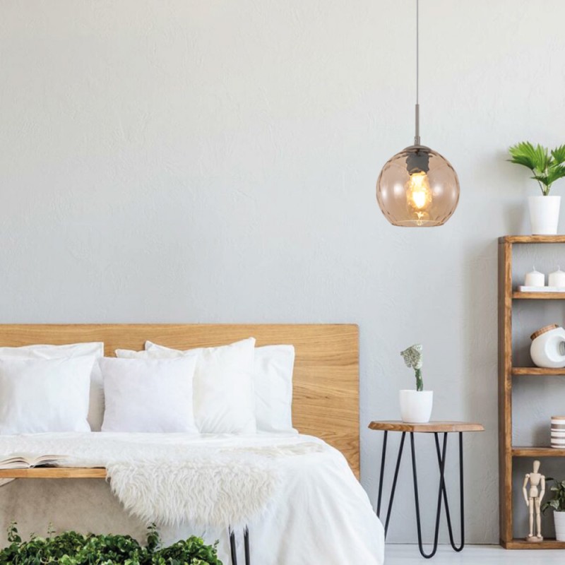 InLight Επιτραπέζιο φωτιστικό σε λευκή απόχρωση και λευκή οπαλίνα 1XG9 D:40cm (3041-WH) InLight Επιτραπέζιο φωτιστικό σε λευκή απόχρωση και λευκή οπαλίνα 1XG9 D:40cm (3041-WH)