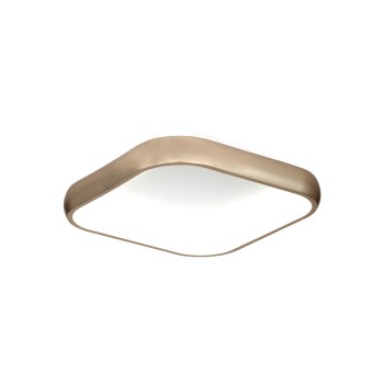 InLight Πλαφονιέρα οροφής LED 40W 3CCT από χρυσαφί μέταλλο και λευκό ακρυλικό D:45cm (42031-Golden) InLight Πλαφονιέρα οροφής LED 40W 3CCT από χρυσαφί μέταλλο και λευκό ακρυλικό D:45cm (42031-Golden)